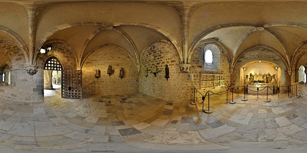 Salle capitulaire de l'église de Carennac