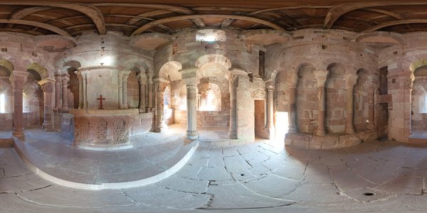La chapelle haute de l'église de Bessuéjouls