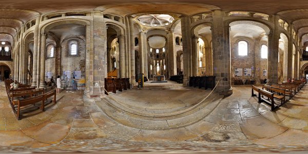 Le choeur de l'abbatiale Sainte-Foy de Conques
