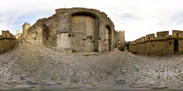 Les remparts de la cité de Carcassonne 