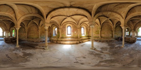 Salle capitulaire de l'Abbaye de Fontfroide 