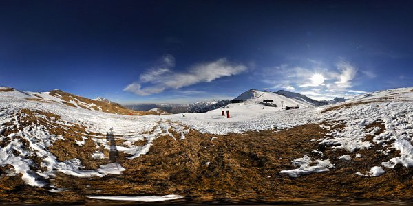 Snowpark de Saint-Lary dans les Pyrénées