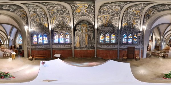 Peintures murales de l'église Notre-Dame des Mines d'Aubin
