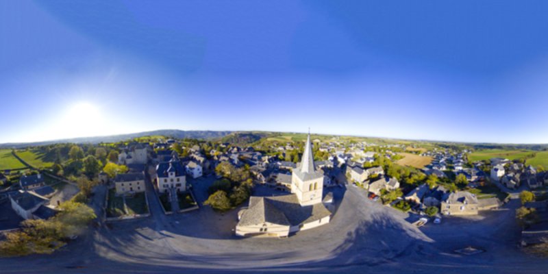 Village de Balsac en Aveyron