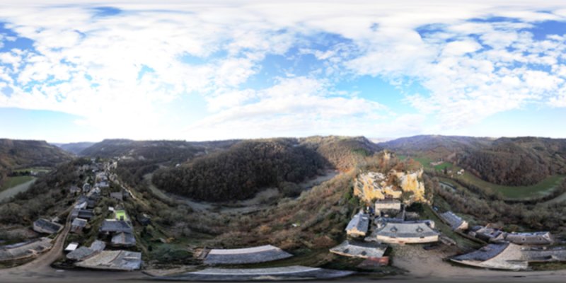 Village de Rodelle en Aveyron