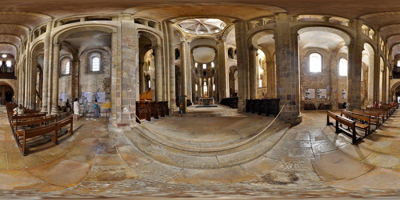 Le choeur de l'abbatiale Sainte-Foy de Conques