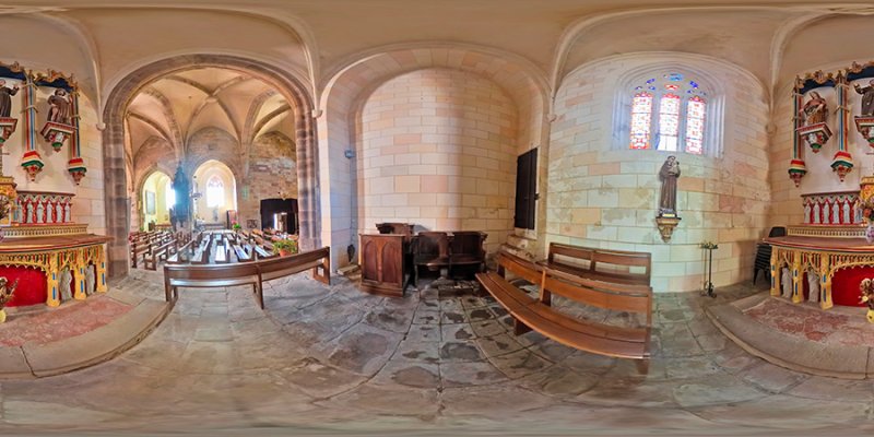Chapelle de la collégiale de l'église de Saint-Sernin-sur-Rance en Aveyron