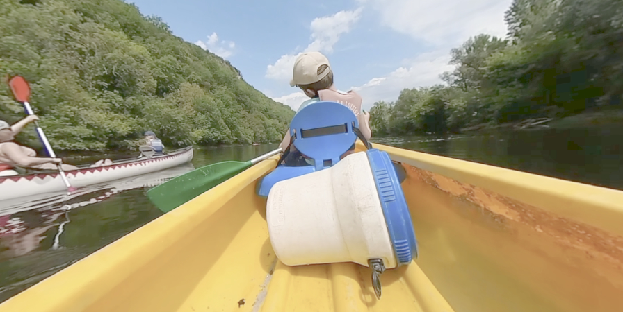 Descente en Canoë-kayak sur la Dordogne